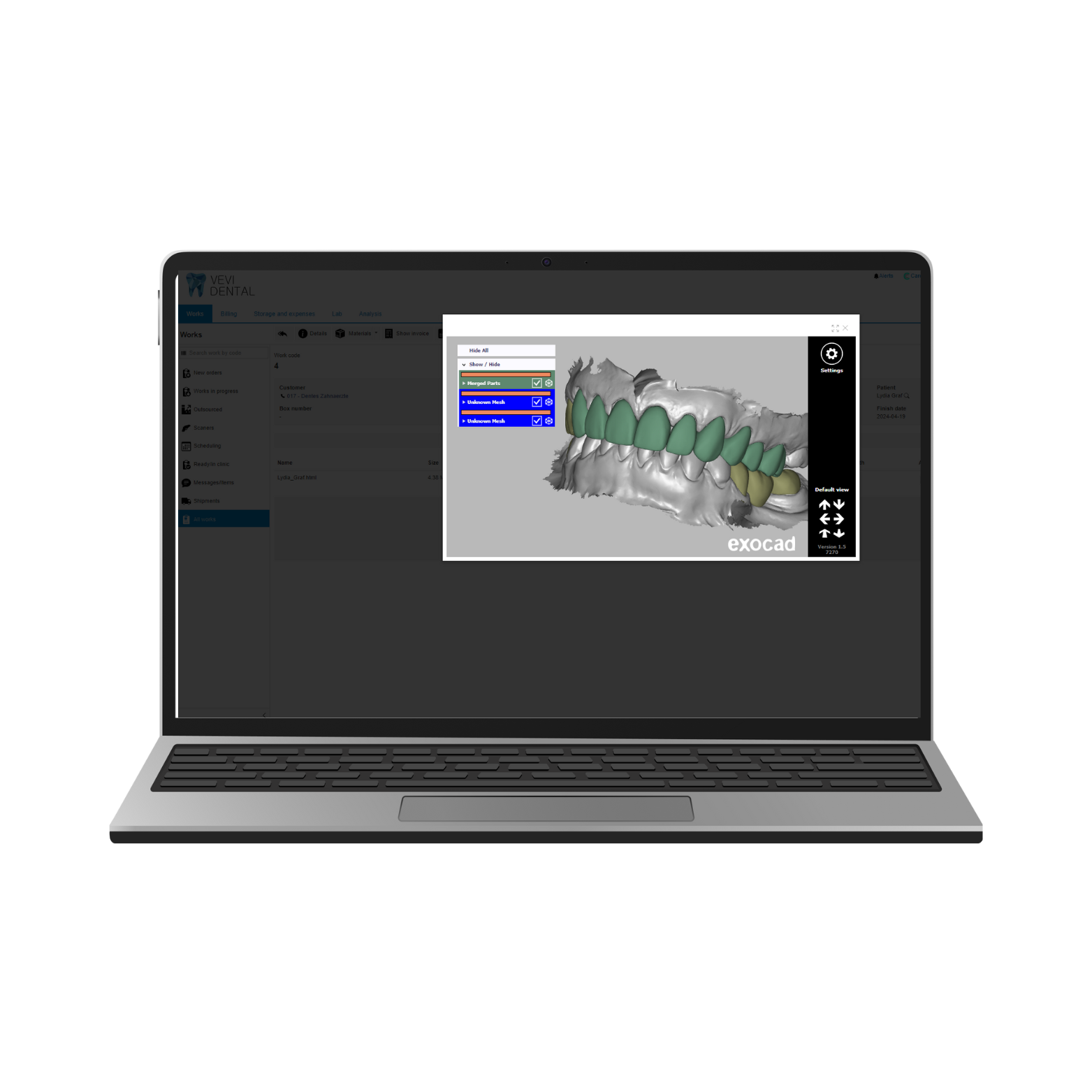 Interfejs platformy deltalabs.